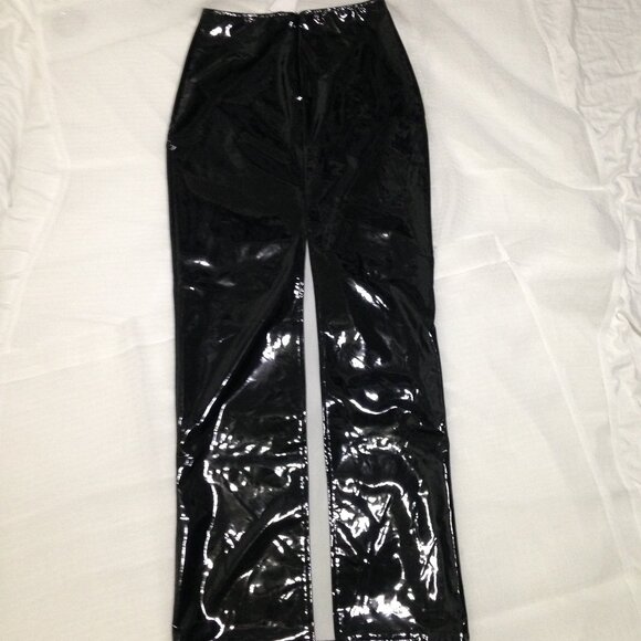 5/$20 ***** new Latex like skirt, long back slits,1 piece only, has stretch - Picture 1 of 16